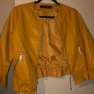 Faux Leather Jacket